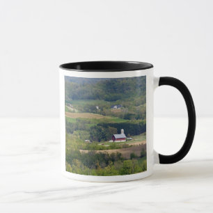 Mug Vue panoramique de terres agricoles au sud d'Arcad