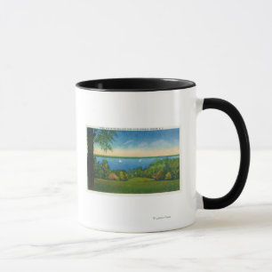 Mug Vue pittoresque de Hwy d'état de lac Owasco
