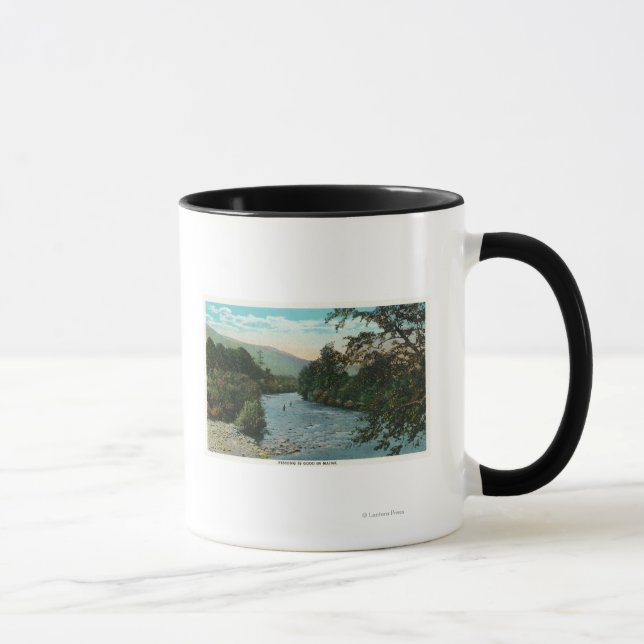 Mug Vue pittoresque de la bonne pêche (Droite)