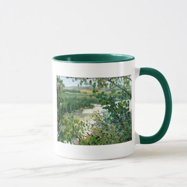 Mug Vue pittoresque sur le Mississippi depuis le Bluff (Droite)