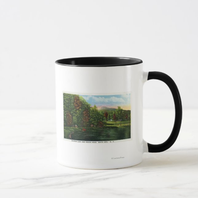 Mug Vue pittoresque sur Shadow Lake et Indian Head (Droite)