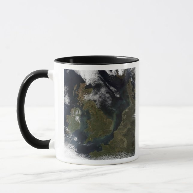 Mug Vue satellite de l'Europe du Nord (Gauche)