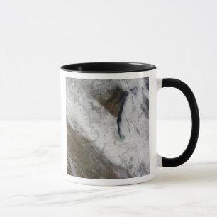 Mug Vue satellite de neige et de froid