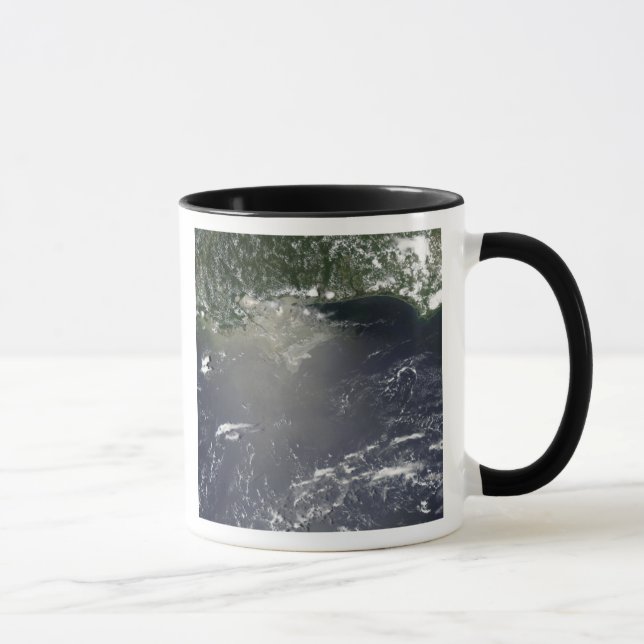 Mug Vue satellite des fuites d'huile (Droite)