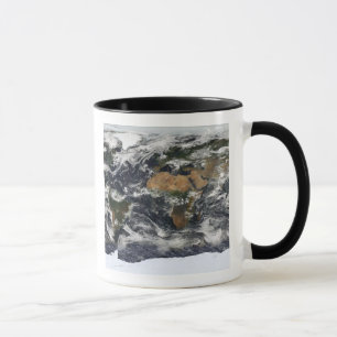 Mug Vue satellite détaillée de la Terre