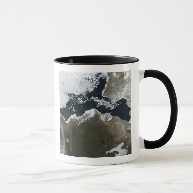 Mug Vue satellite du Nord-Ouest canadien (Droite)