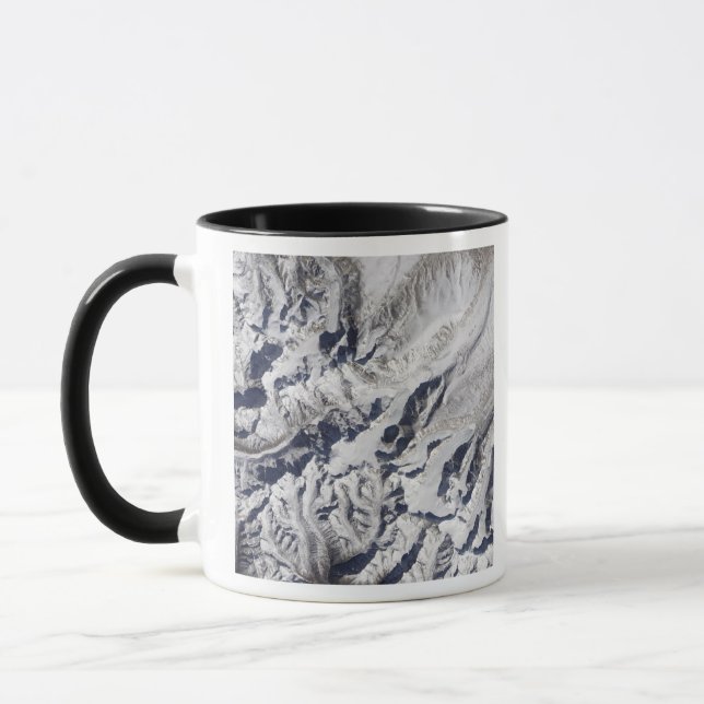 Mug Vue satellite d'un glacier himalayen (Gauche)
