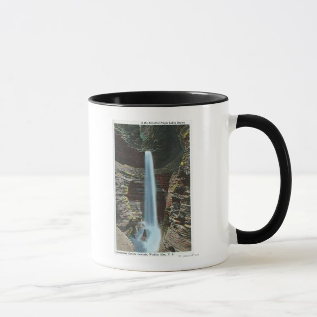 Mug Vue spectaculaire de la cascade de la caverne (Droite)