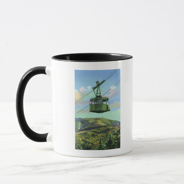 Mug Vue spectaculaire du tramway Cannon Mt (Gauche)