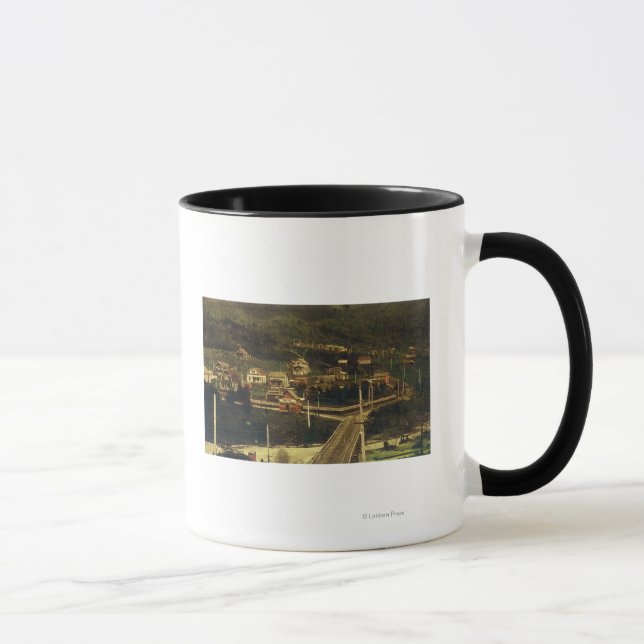 Mug Vue sud de la partie du district de résidence (Droite)
