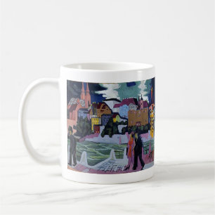 Mug Vue sur Bâle et le Rhin, Ernst Ludwig Kirchner