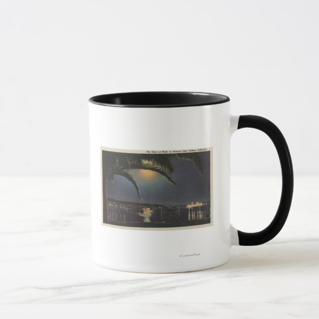 Mug Vue sur la lune de Newport Bay (Droite)