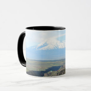 Mug Vue sur la montagne Ararat du côté arménien
