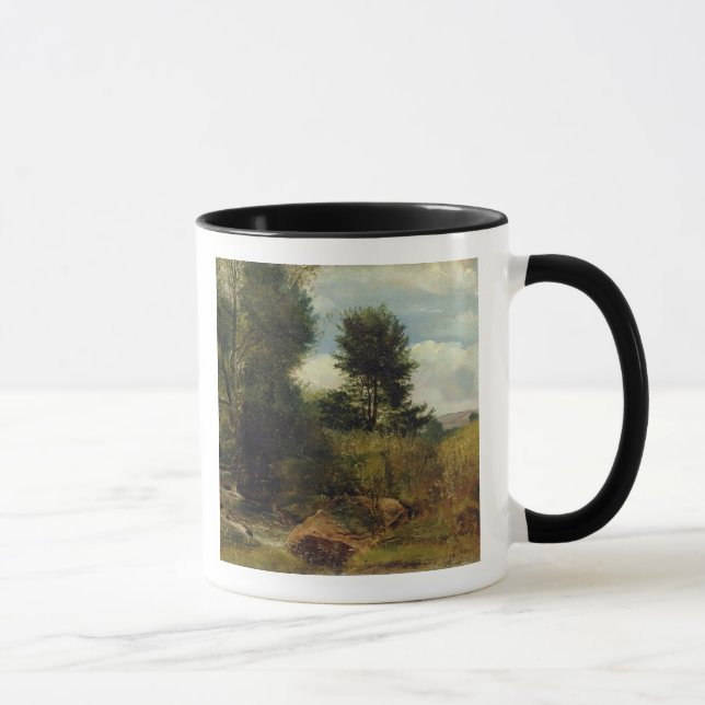 Mug Vue sur la rivière Sid, près de Sidmouth, c.1852 (Droite)