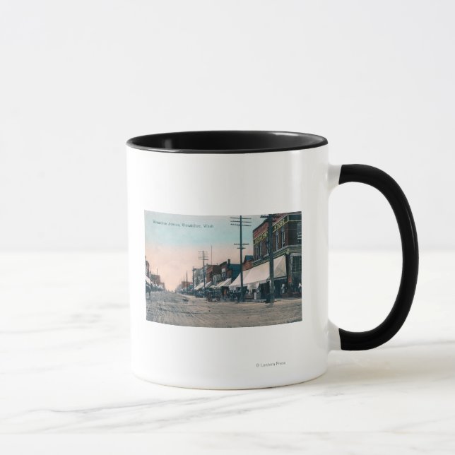 Mug Vue sur la rue de l'avenue Wenatchee (Droite)