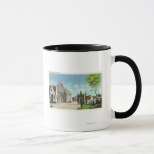 Mug Vue sur la rue du village danois