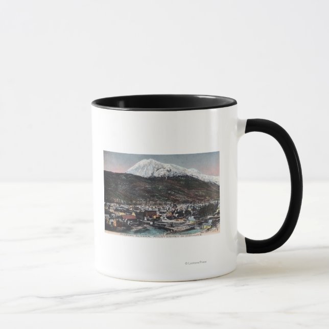 Mug Vue sur la ville et le mont DeweySkagway, AK (Droite)