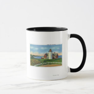 Mug Vue sur le phare Nobska, Hole Woods