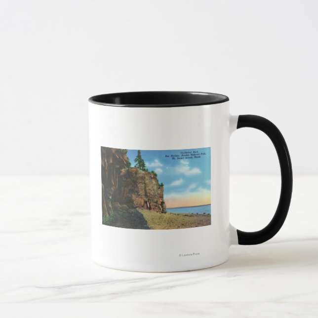 Mug Vue sur le Rocher de la Cathédrale, Bar Harbour (Droite)