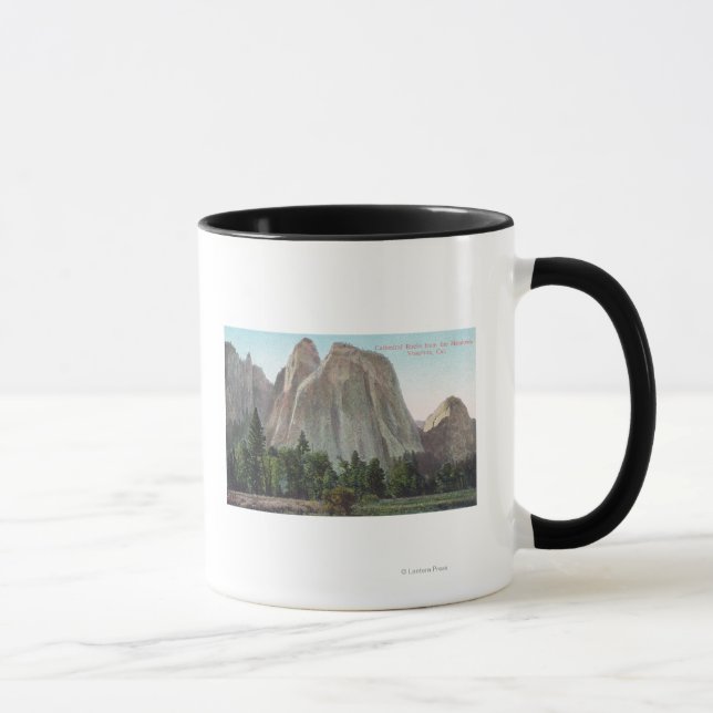 Mug Vue sur les prés des rochers de la cathédrale (Droite)