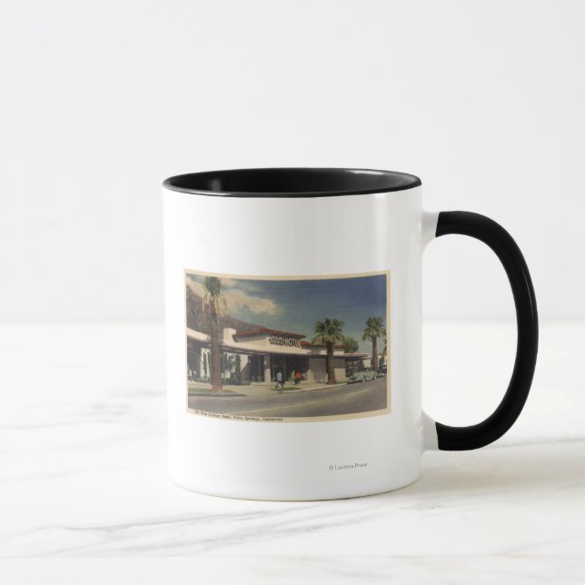 Mug Vue sur l'hôtel Palm Springs (Droite)