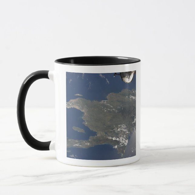 Mug Vue sur l'île caribéenne d'Hispaniola (Gauche)