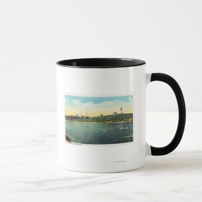Mug Vue sur l'île de Cushing de White Head (Droite)