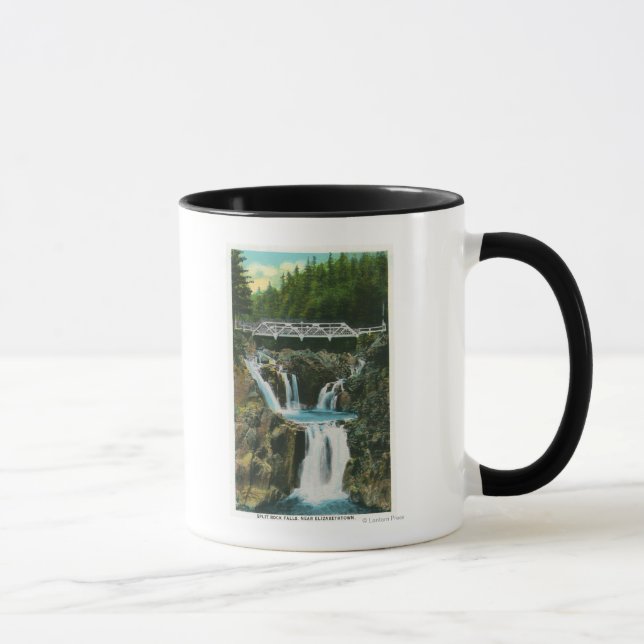 Mug Vue sur Split Rock Falls et Bridge (Droite)