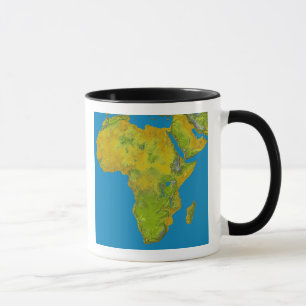 Mug Vue topographique de l'Afrique