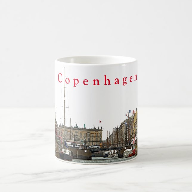 Mug Vues de Copenhague. Nyhavn. P. 1. (Centre)