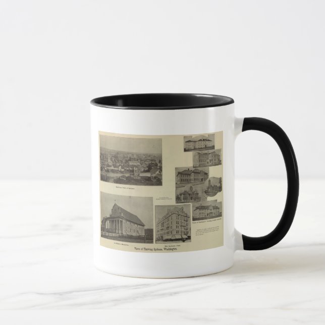 Mug Vues, Spokane, Laver (Droite)