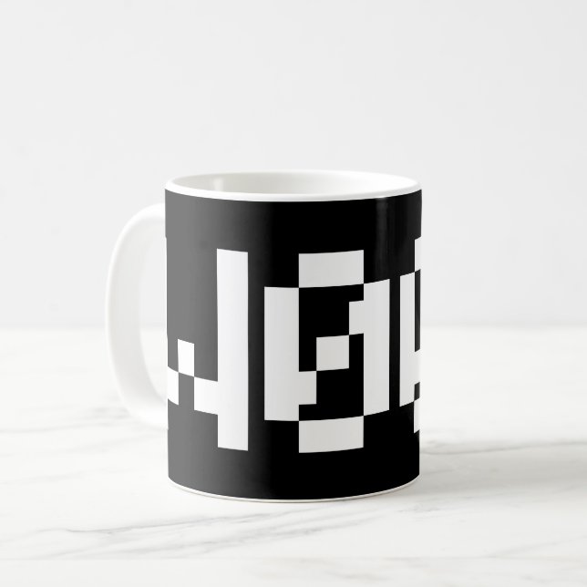 Mug W00F [Sons animaux de léopards] (Devant gauche)