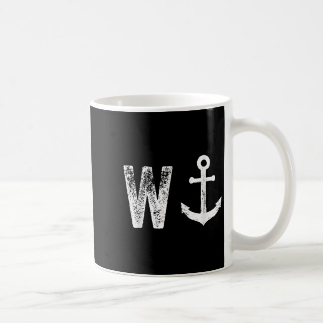 Mug W Ancre Funny Wanker Jerk British Slang (Droite)