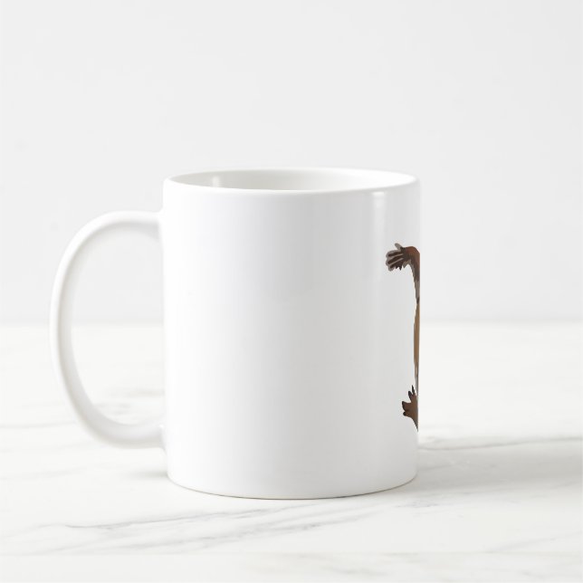 Mug W est pour Wooly Lemur (Gauche)
