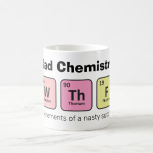 Mug 'W The F: Les éléments d'une mauvaise surprise' dr