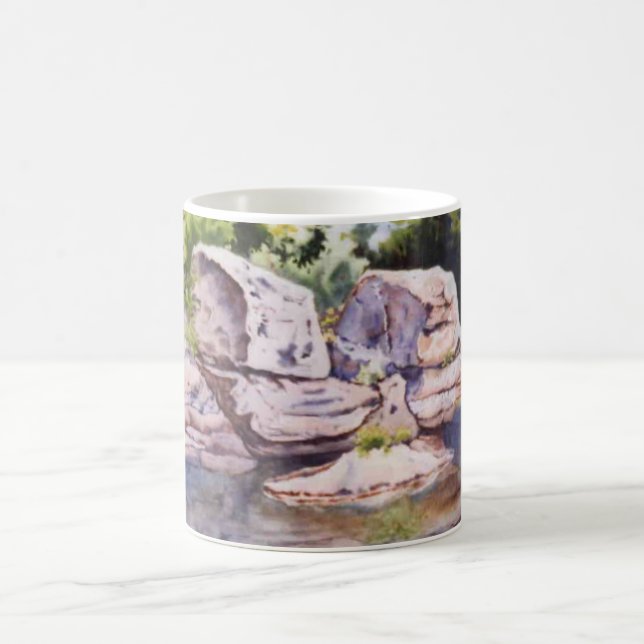 Mug W.Va. trou de nage de la rivière Gauley (Centre)