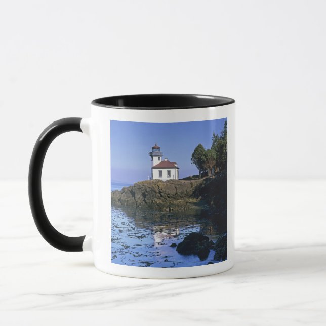 Mug WA, île de San Juan, phare de Lime Kiln (Gauche)