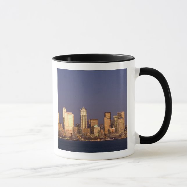 Mug WA, Seattle, panorama de Seattle et baie d'Elliott (Droite)
