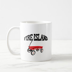 Mug wagon rouge FIRE ISLAND NEW YORK Beach ferry famil