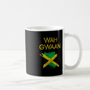 Mug Wah Gwaan Drapeau Jamaïcain Fierté Jamaïcaine Vaca
