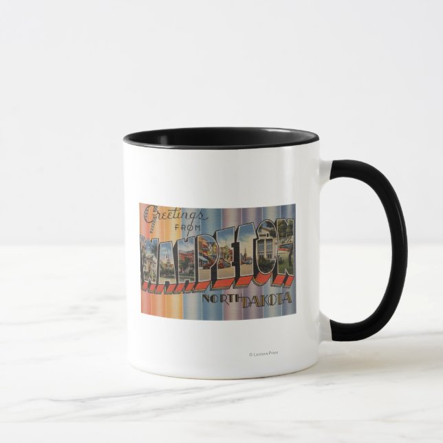 Mug Wahpeton, Dakota du Nord - Scènes de grandes lettr (Droite)