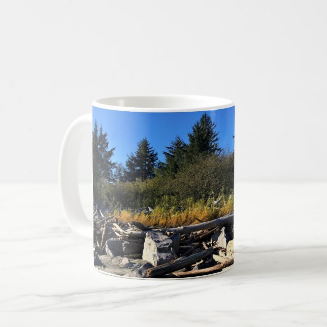 Mug Waikiki Beach, cape Disappointment, Washington (Devant gauche)