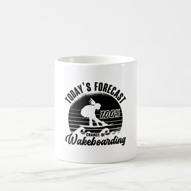 Mug Wakeboarder Prévision d'aujourd'hui 100% Chance Wa (Centre)