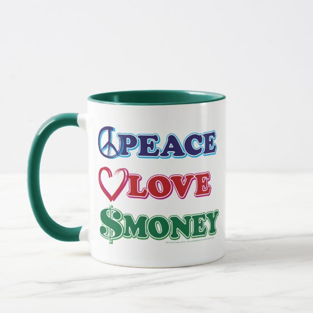 Mug Wall Street/Peace Love Money (Gauche)