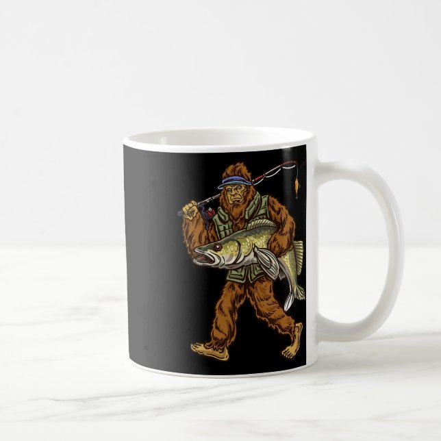 Mug Walleye Fishing Sauger Chasse Bigfoot Pêcheurs (Droite)