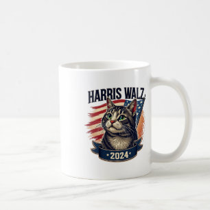 Mug Walz 2024 Drôle Chat Kamala Harris Tim Walz Waltz