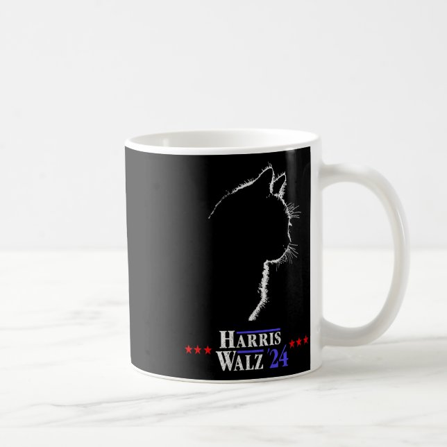 Mug Walz Chemise Chat Dames Pour Harris Kamala Walz Ch (Droite)