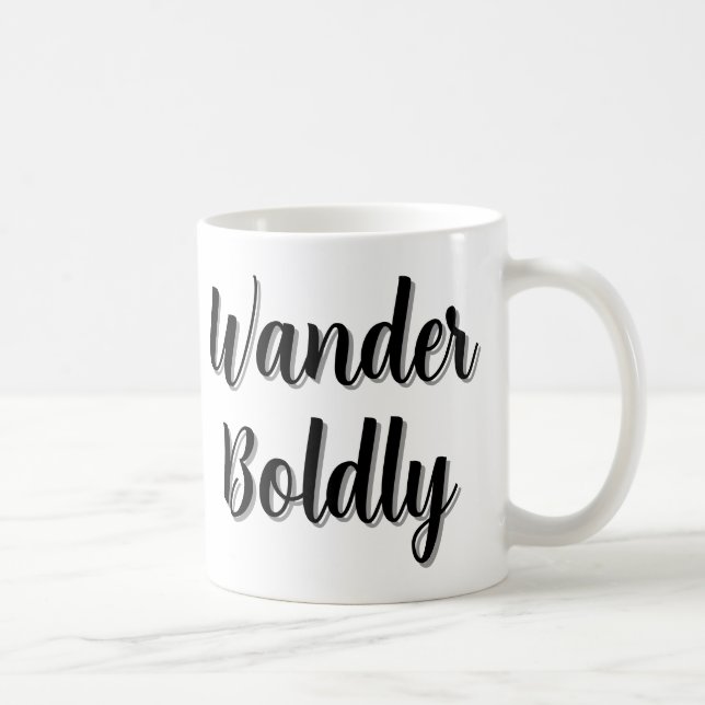 Mug Wander Boldly (Droite)