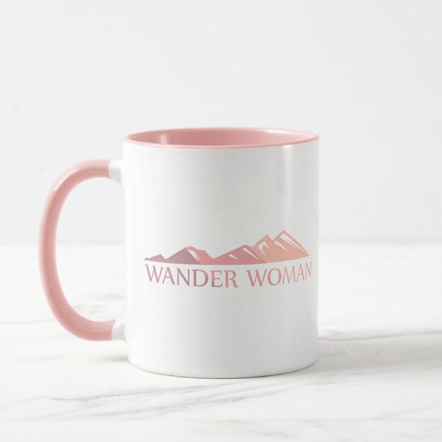 Mug Wander woman randonnée camping (Gauche)