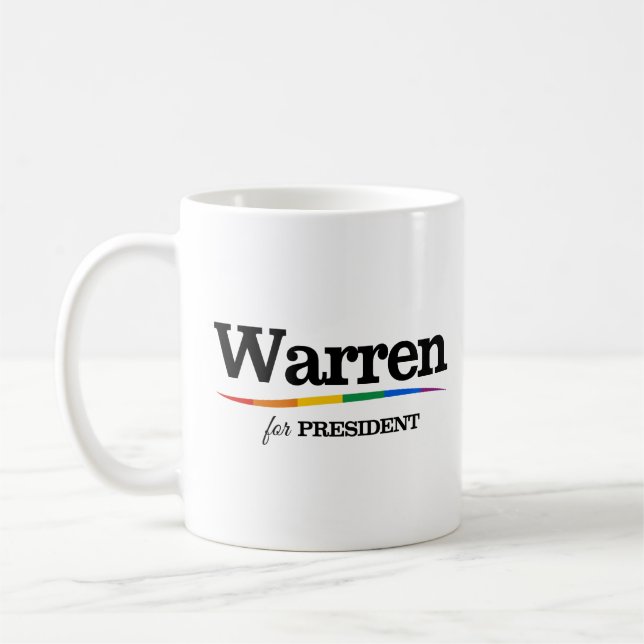 Mug Warren pour Président (Gauche)